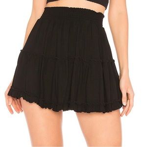 Young Fabulous & Broke Tahiti Skirt - Size XS, Black